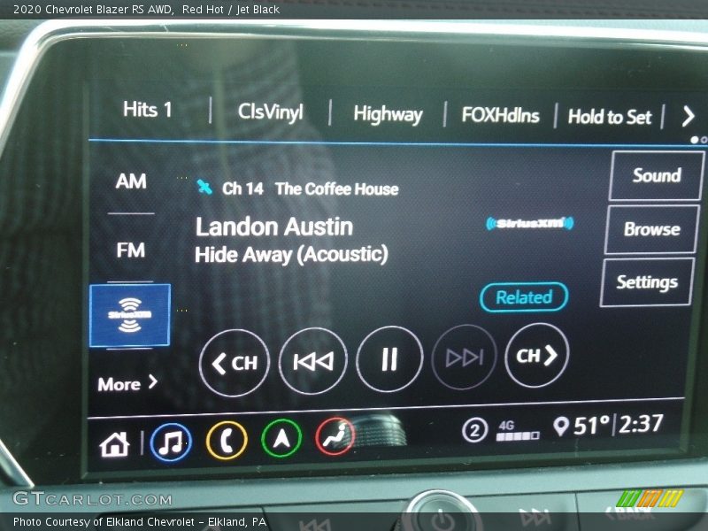 Red Hot / Jet Black 2020 Chevrolet Blazer RS AWD