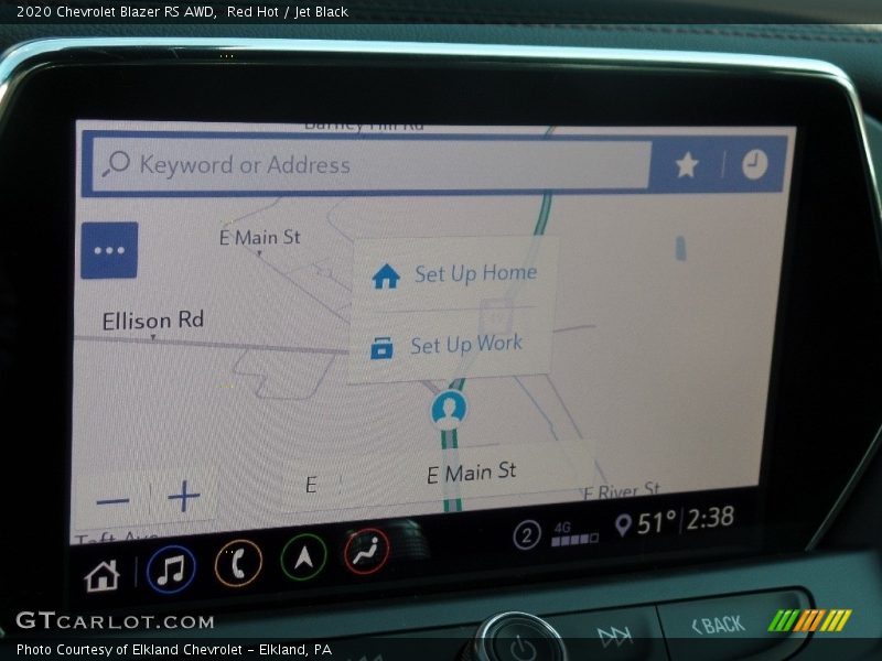 Red Hot / Jet Black 2020 Chevrolet Blazer RS AWD