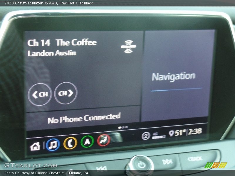Red Hot / Jet Black 2020 Chevrolet Blazer RS AWD