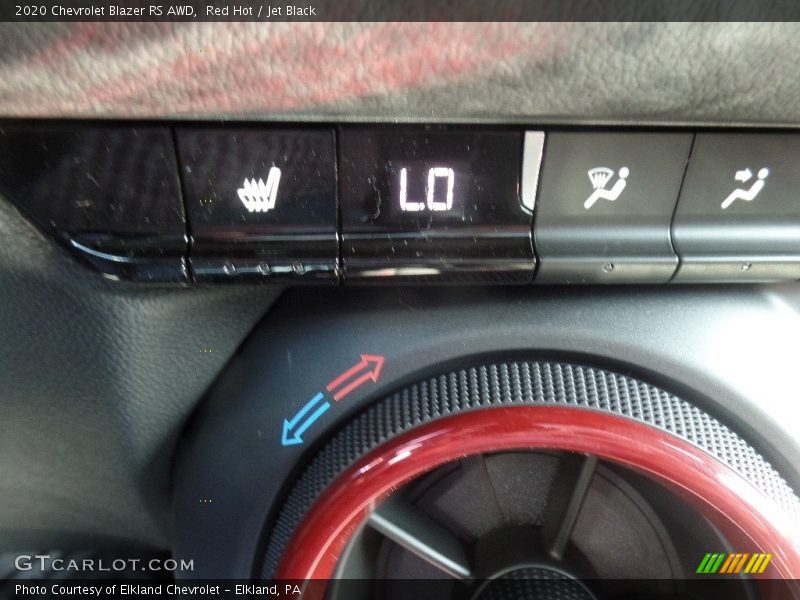 Red Hot / Jet Black 2020 Chevrolet Blazer RS AWD