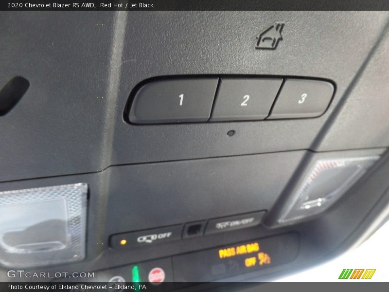 Red Hot / Jet Black 2020 Chevrolet Blazer RS AWD