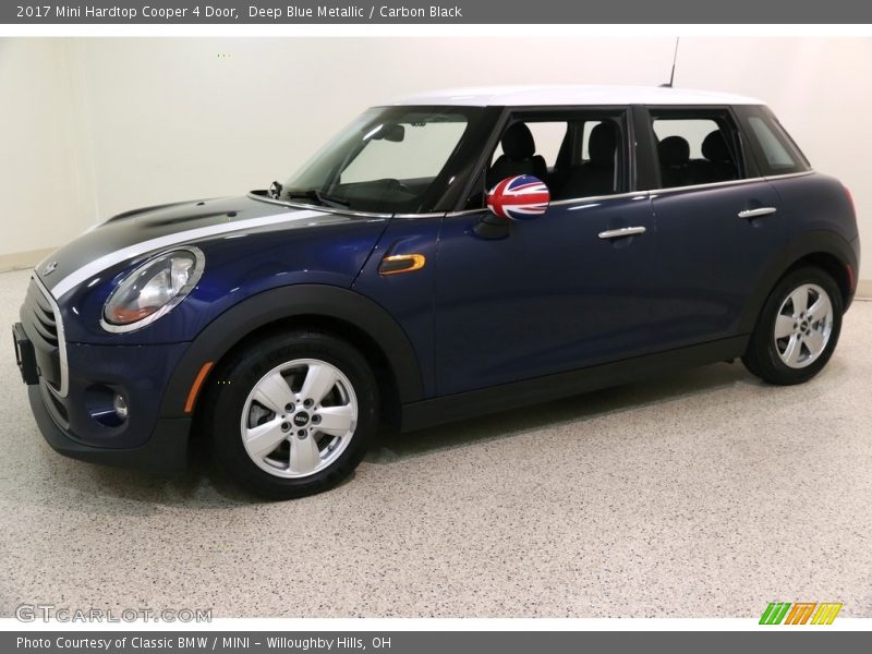 Deep Blue Metallic / Carbon Black 2017 Mini Hardtop Cooper 4 Door