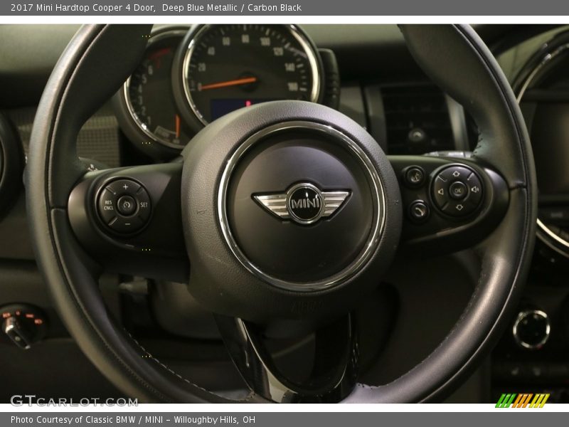 Deep Blue Metallic / Carbon Black 2017 Mini Hardtop Cooper 4 Door