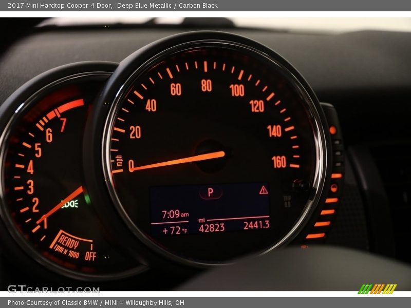 Deep Blue Metallic / Carbon Black 2017 Mini Hardtop Cooper 4 Door