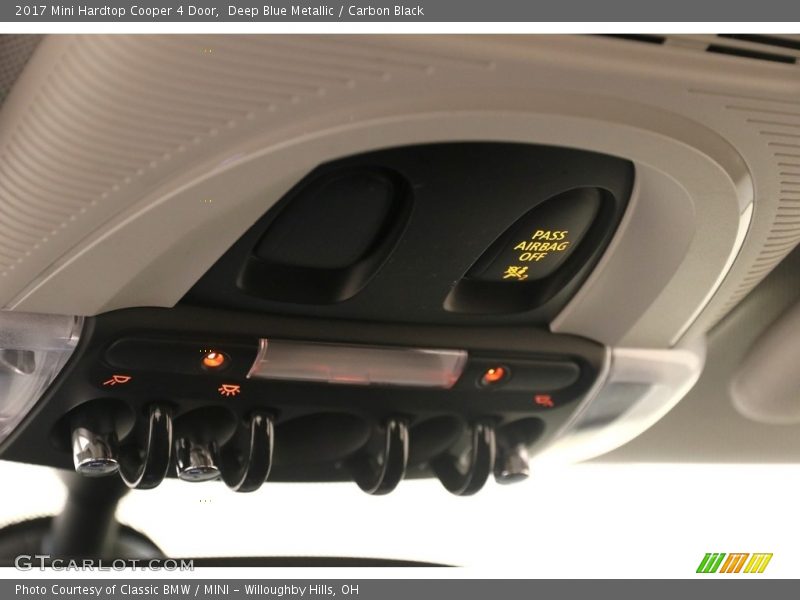 Deep Blue Metallic / Carbon Black 2017 Mini Hardtop Cooper 4 Door