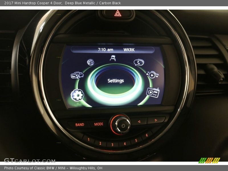 Deep Blue Metallic / Carbon Black 2017 Mini Hardtop Cooper 4 Door
