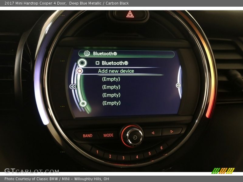 Deep Blue Metallic / Carbon Black 2017 Mini Hardtop Cooper 4 Door