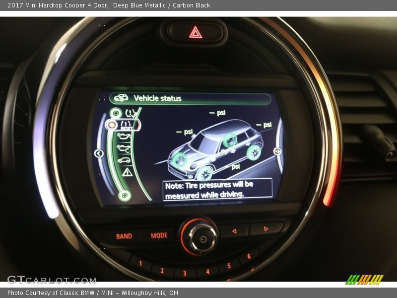 Deep Blue Metallic / Carbon Black 2017 Mini Hardtop Cooper 4 Door