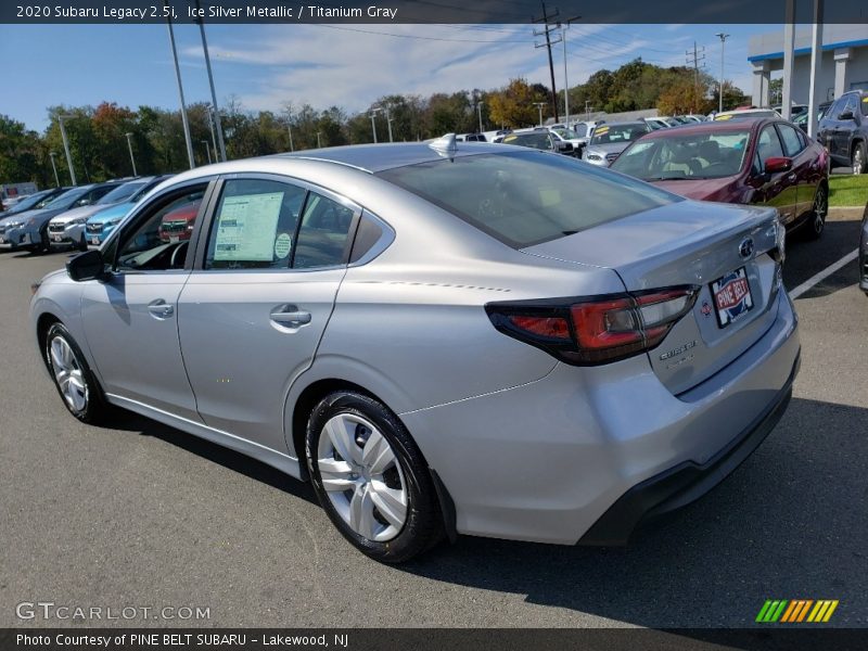 Ice Silver Metallic / Titanium Gray 2020 Subaru Legacy 2.5i