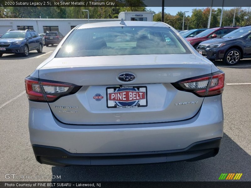 Ice Silver Metallic / Titanium Gray 2020 Subaru Legacy 2.5i