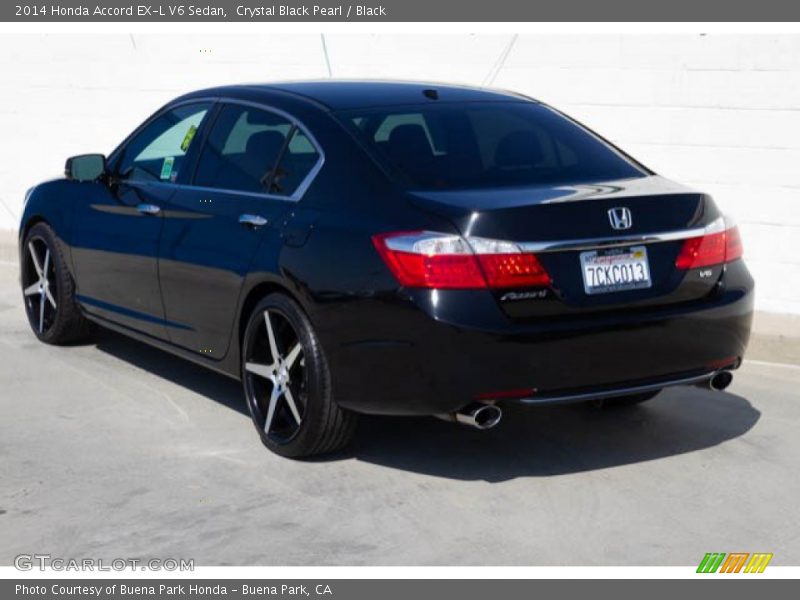 Crystal Black Pearl / Black 2014 Honda Accord EX-L V6 Sedan