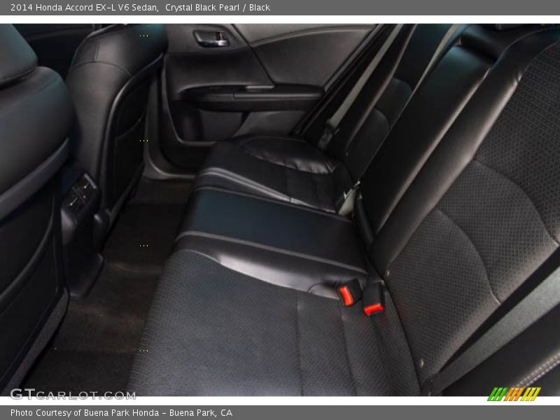 Crystal Black Pearl / Black 2014 Honda Accord EX-L V6 Sedan