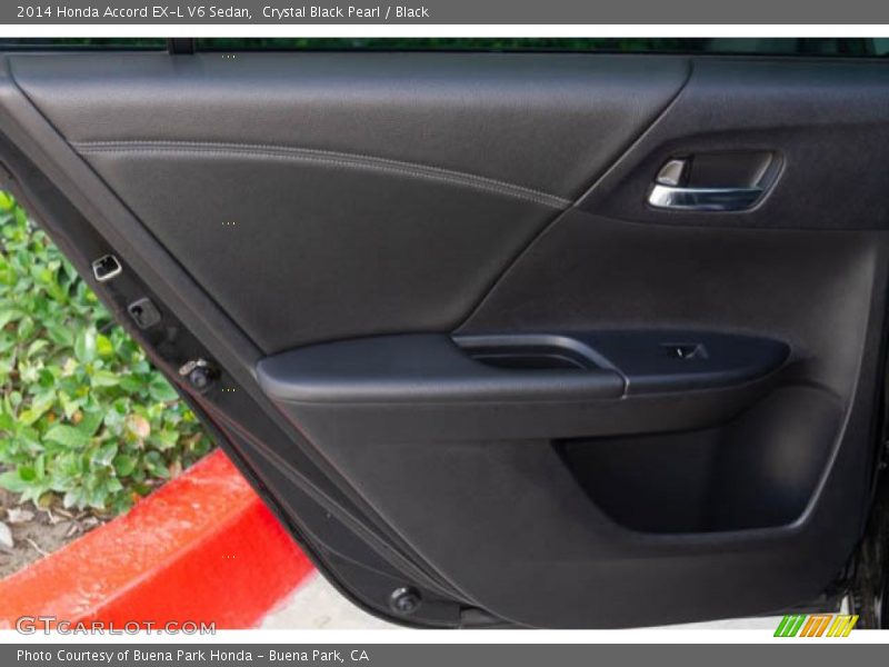 Crystal Black Pearl / Black 2014 Honda Accord EX-L V6 Sedan