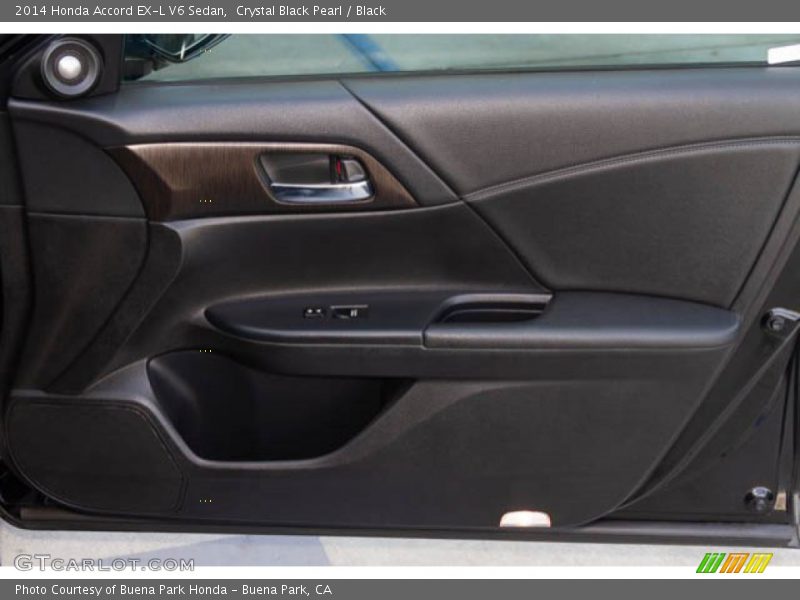 Crystal Black Pearl / Black 2014 Honda Accord EX-L V6 Sedan