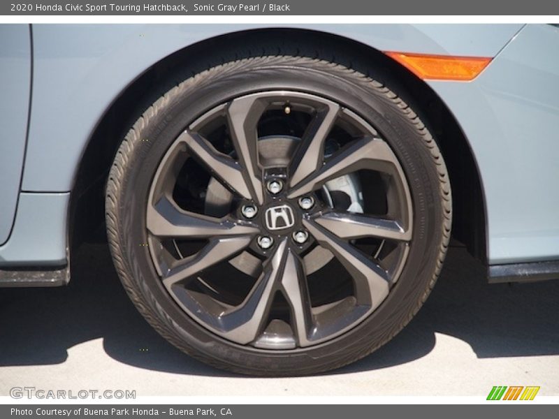 Sonic Gray Pearl / Black 2020 Honda Civic Sport Touring Hatchback