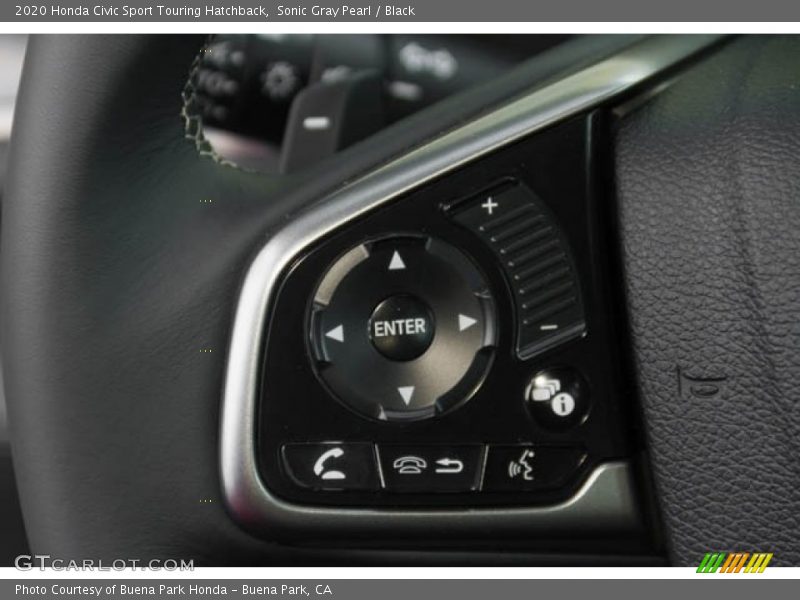 Sonic Gray Pearl / Black 2020 Honda Civic Sport Touring Hatchback