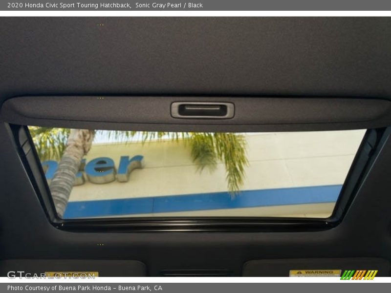Sonic Gray Pearl / Black 2020 Honda Civic Sport Touring Hatchback