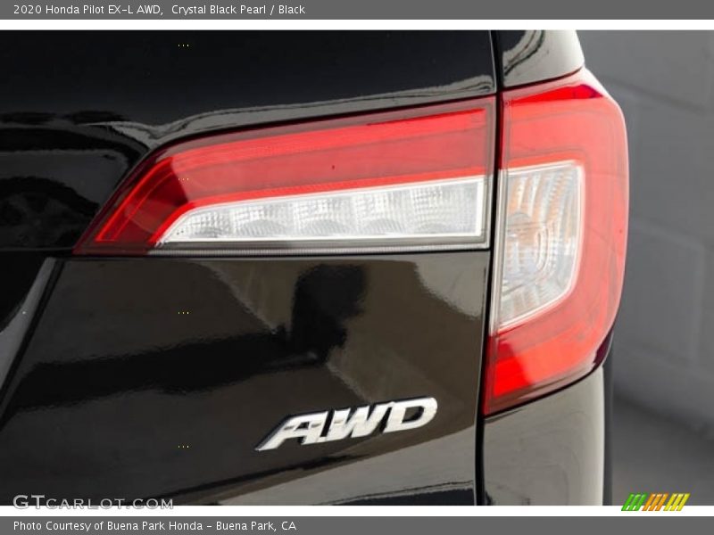 Crystal Black Pearl / Black 2020 Honda Pilot EX-L AWD