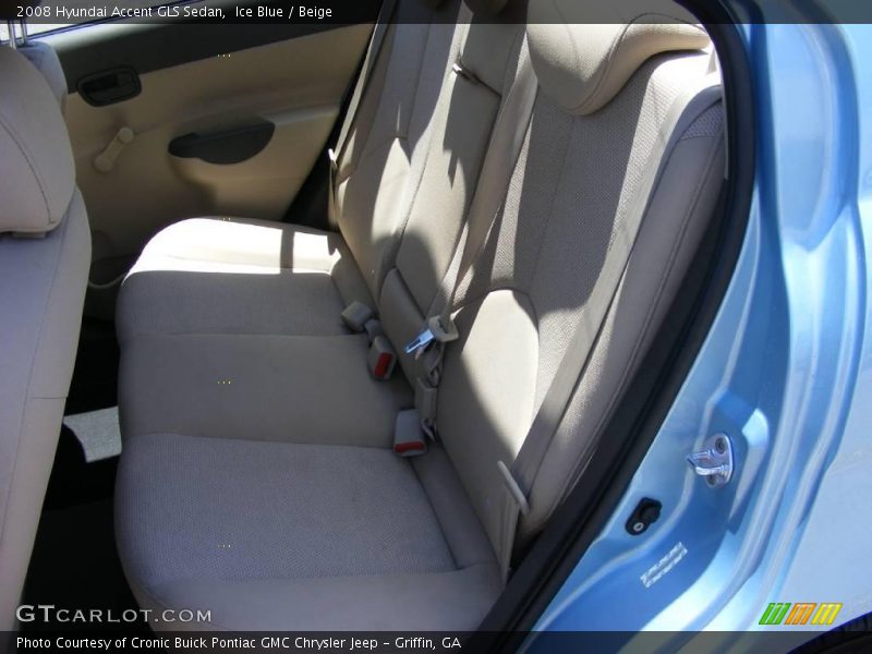 Ice Blue / Beige 2008 Hyundai Accent GLS Sedan