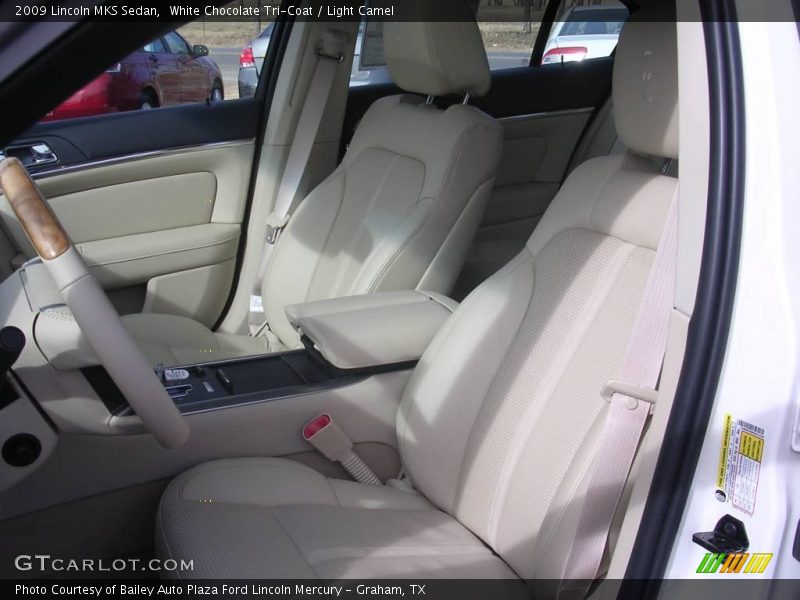 White Chocolate Tri-Coat / Light Camel 2009 Lincoln MKS Sedan