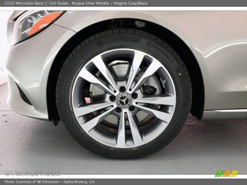 Mojave Silver Metallic / Magma Gray/Black 2020 Mercedes-Benz C 300 Sedan