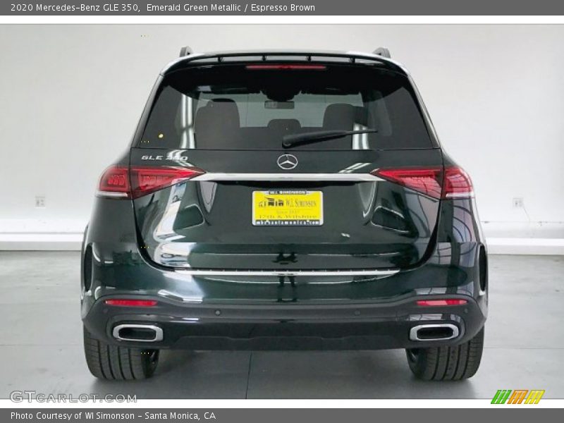 Emerald Green Metallic / Espresso Brown 2020 Mercedes-Benz GLE 350