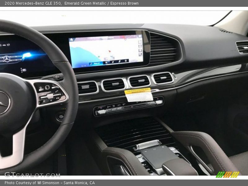 Emerald Green Metallic / Espresso Brown 2020 Mercedes-Benz GLE 350