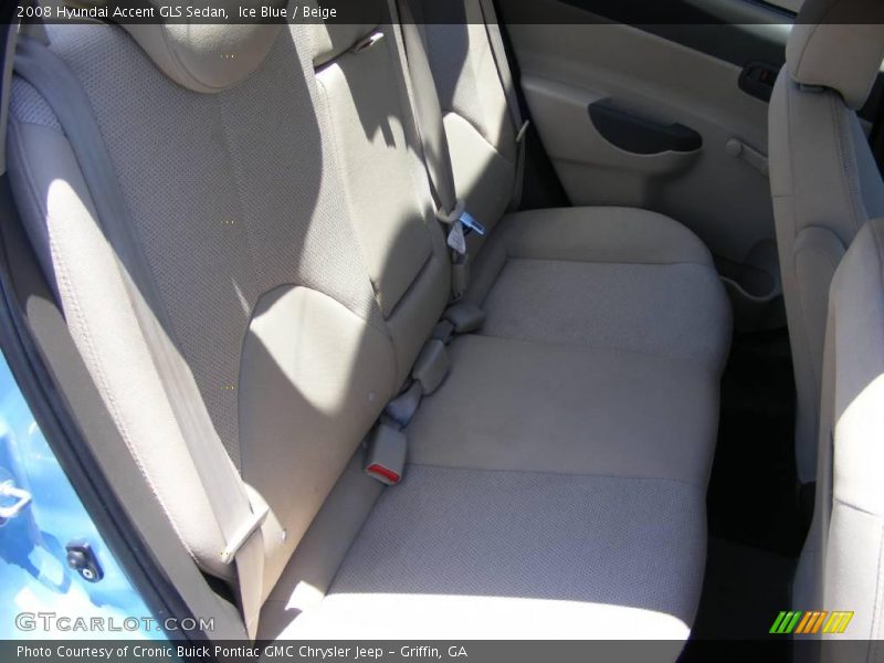 Ice Blue / Beige 2008 Hyundai Accent GLS Sedan