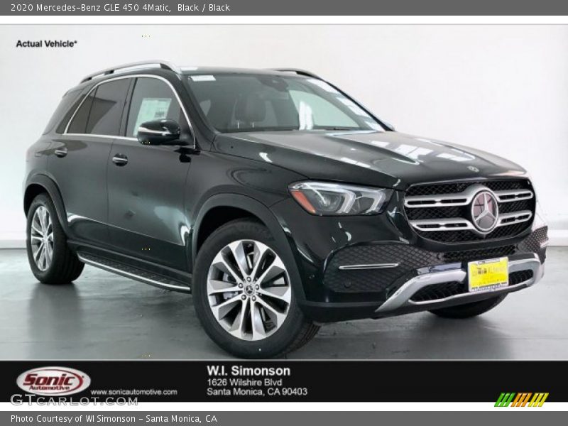 Black / Black 2020 Mercedes-Benz GLE 450 4Matic