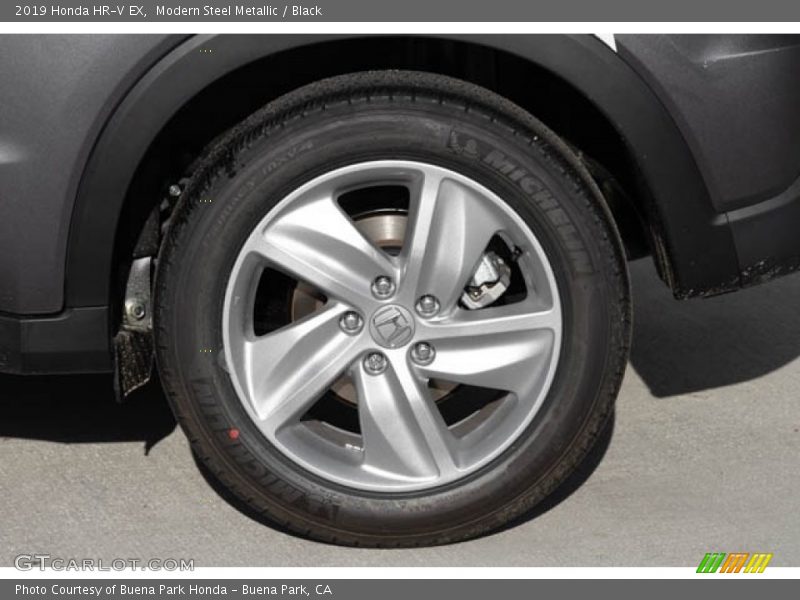 Modern Steel Metallic / Black 2019 Honda HR-V EX