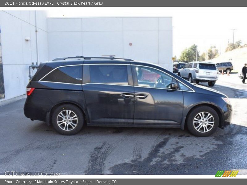 Crystal Black Pearl / Gray 2011 Honda Odyssey EX-L