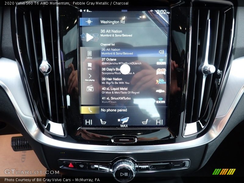 Controls of 2020 S60 T6 AWD Momentum