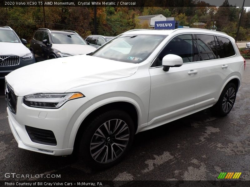 Crystal White Metallic / Charcoal 2020 Volvo XC90 T5 AWD Momentum