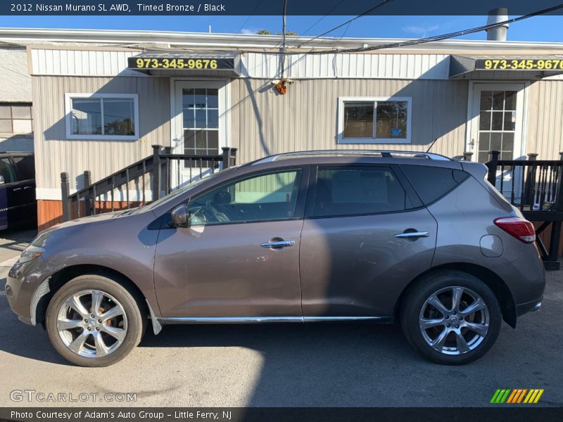 Tinted Bronze / Black 2012 Nissan Murano SL AWD