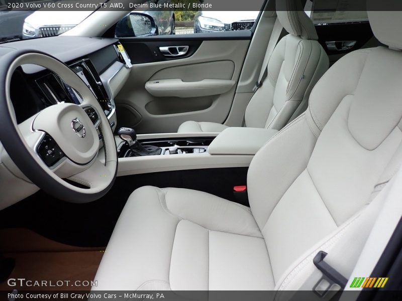 Front Seat of 2020 V60 Cross Country T5 AWD