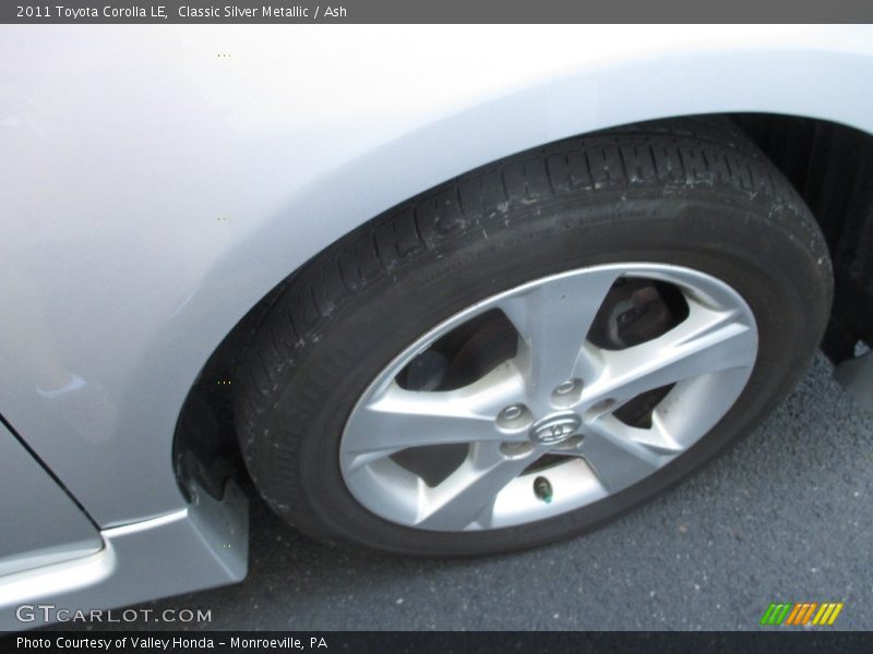 Classic Silver Metallic / Ash 2011 Toyota Corolla LE