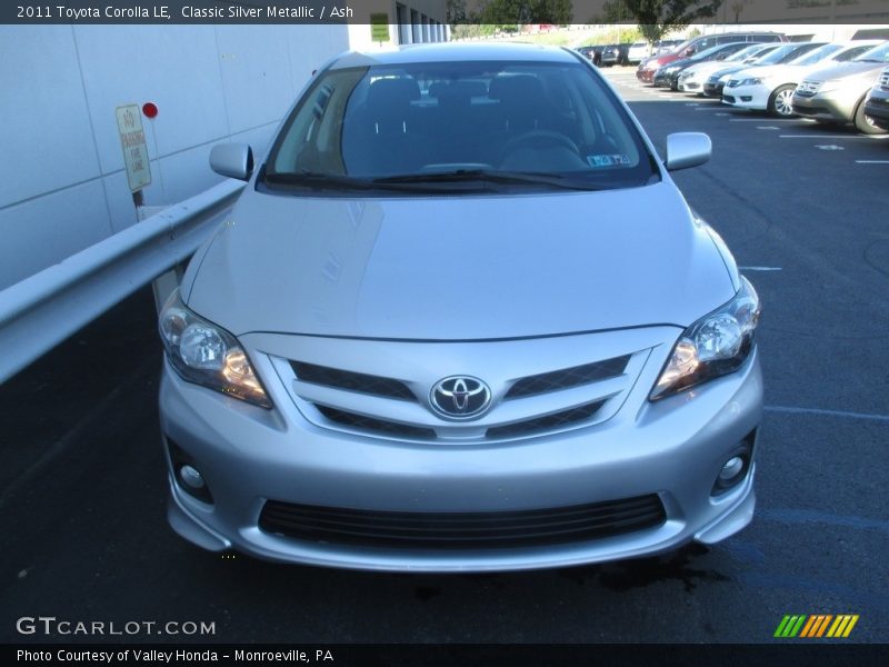 Classic Silver Metallic / Ash 2011 Toyota Corolla LE