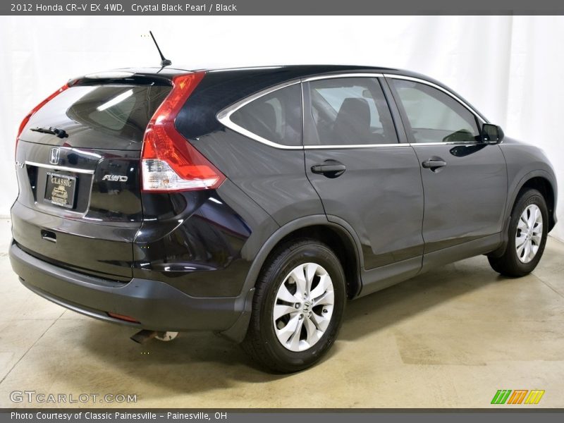 Crystal Black Pearl / Black 2012 Honda CR-V EX 4WD