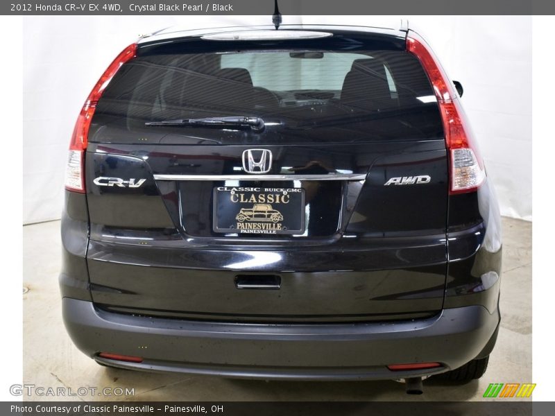 Crystal Black Pearl / Black 2012 Honda CR-V EX 4WD