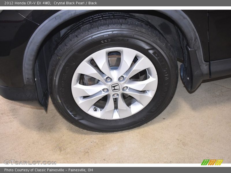 Crystal Black Pearl / Black 2012 Honda CR-V EX 4WD