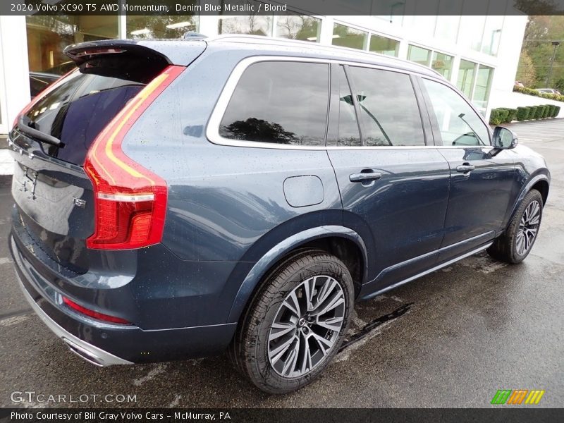 Denim Blue Metallic / Blond 2020 Volvo XC90 T5 AWD Momentum