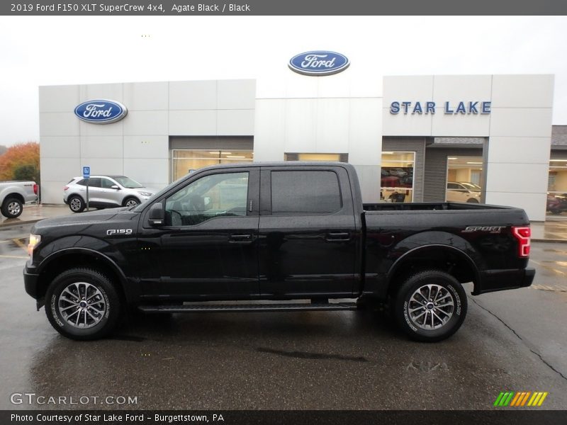 Agate Black / Black 2019 Ford F150 XLT SuperCrew 4x4