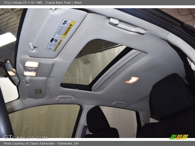 Crystal Black Pearl / Black 2012 Honda CR-V EX 4WD
