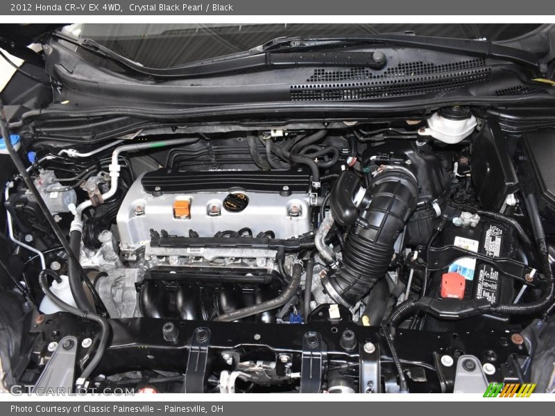 Crystal Black Pearl / Black 2012 Honda CR-V EX 4WD