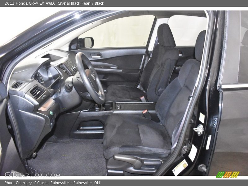 Crystal Black Pearl / Black 2012 Honda CR-V EX 4WD
