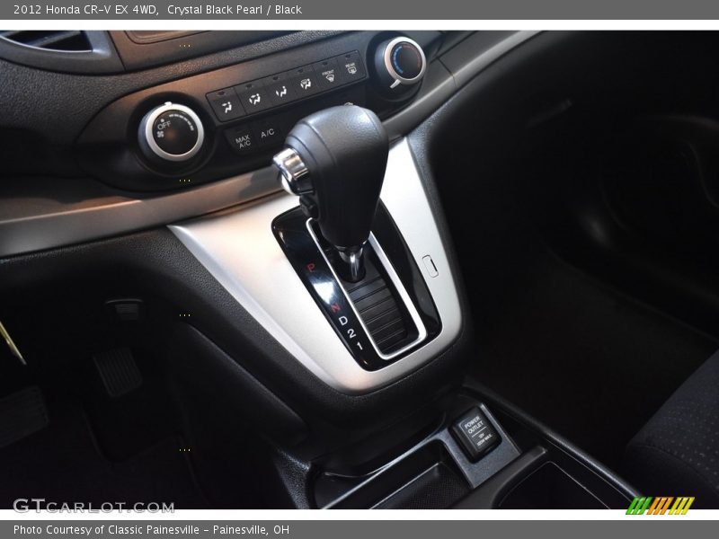 Crystal Black Pearl / Black 2012 Honda CR-V EX 4WD