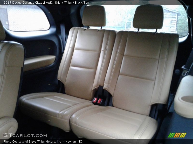 Bright White / Black/Tan 2015 Dodge Durango Citadel AWD