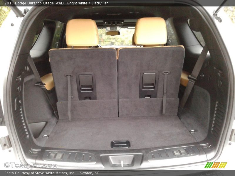 Bright White / Black/Tan 2015 Dodge Durango Citadel AWD