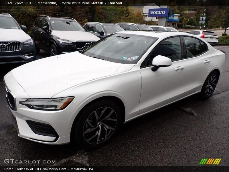  2020 S60 T5 Momentum Crystal White Pearl Metallic