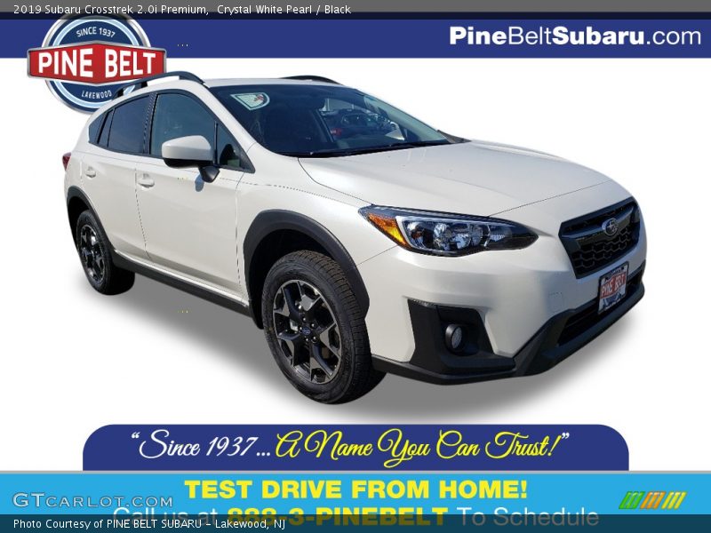 Crystal White Pearl / Black 2019 Subaru Crosstrek 2.0i Premium